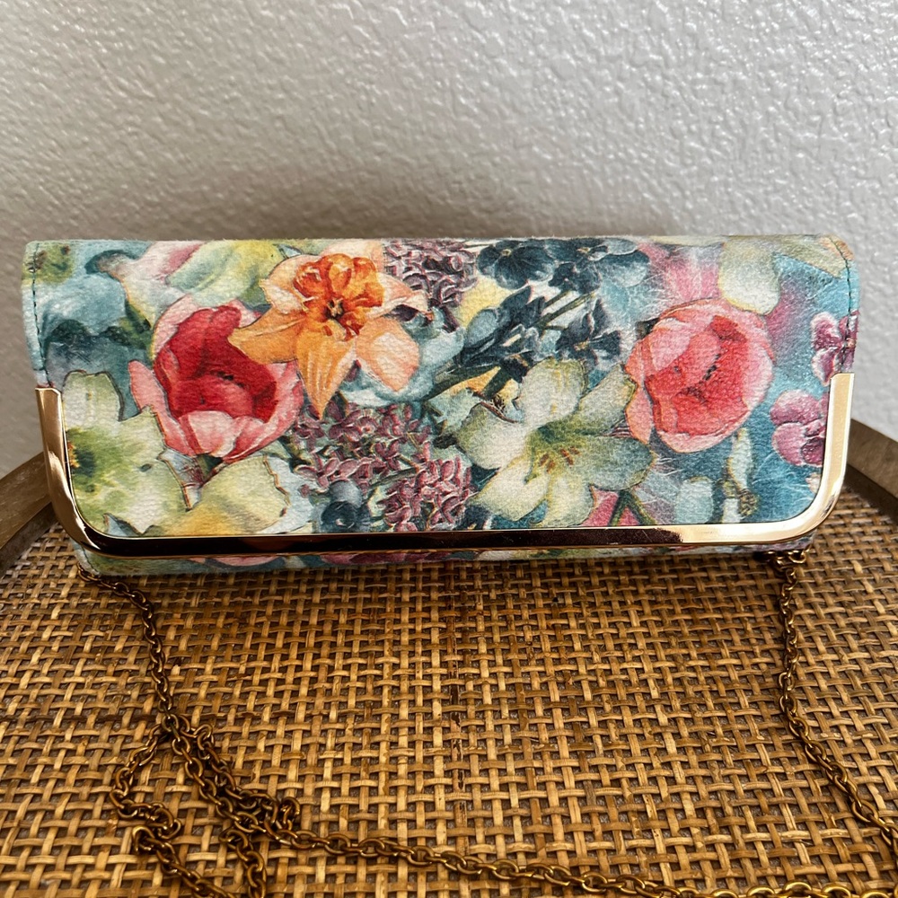 Floral Clutch Purse By Jessica McClintock